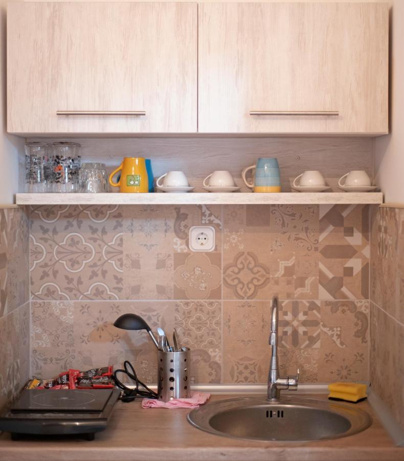 Guest House La Baja Ohrid Esterno foto